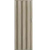 Shrnovací dveře Accordion dub stříbrný 820mm