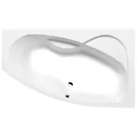 Polysan Mamba asymetrická vaňa 160x95 cm akrylát pravá 28111