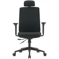 Otáčecí křeslo Popstar Lux Hr látka černá