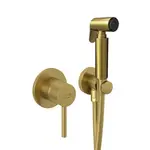 Kludi Bozz bidetová batéria vrátane podomietkového telesa brúsené zlato 38998N076