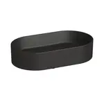 Umývadlo na dosku Jika Astra 53x31 cm černá mat bez otvoru pre batériu, bez prepadu H8183667161121