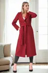 Z9681 DEWBERRY WOMEN'S COAT-BURGUNDY