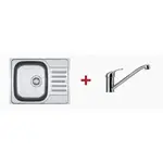 Set drezu a batérie Franke 61x49 cm nerez SETFR1