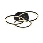 LED stropné osvetlenie Reality Circle čierna R62823132