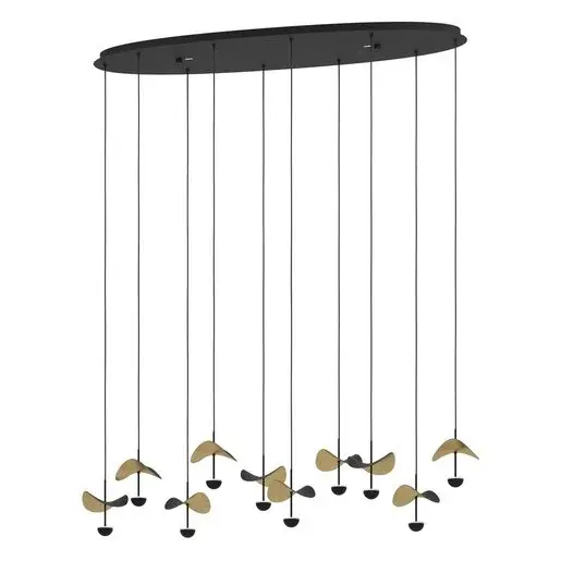 LED závesné osvetlenie Eglo DRACERA čierna 390342