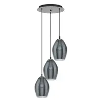 Závesné osvetlenie Eglo ESTANYS čierna 39565