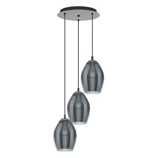 Závesné osvetlenie Eglo ESTANYS čierna 39565