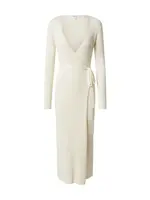 EDITED Pletené šaty 'Mailien'  biela