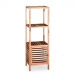 Regál Naturel Home 35.5x123x39.5 cm orech mat HOMEREG4