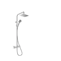 Hansgrohe Vernis Shape sprchový systém na stenu s termostatickou batériou chróm 26097000