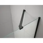 Polysan Fisa stenový profil a vzpera čierna FS8022