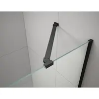 Polysan Fisa stenový profil a vzpera čierna FS8022