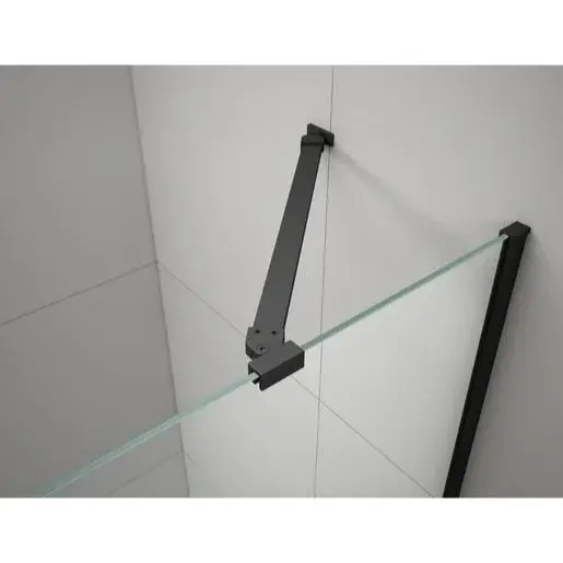 Polysan Fisa stenový profil a vzpera čierna FS8022