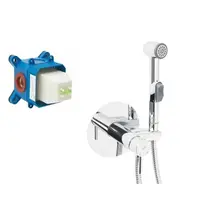 Bidetová batéria SAT vrátane podomietkového telesa chróm SATBSPBKT