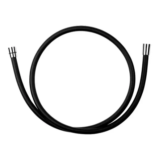 Sprchová hadica Novaservis dvouzámková čierna BLACK150.5