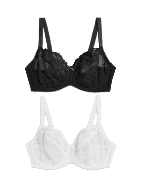 Next Podprsenka  čierna / biela