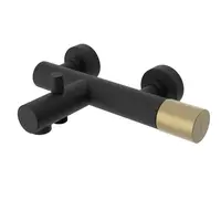 Sapho Ultratap - Vanová baterie, matná černá/matná zlatá UT010TBG