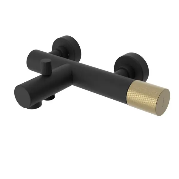 Sapho Ultratap - Vanová baterie, matná černá/matná zlatá UT010TBG