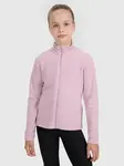 Girls' fleece sweatshirt 4F