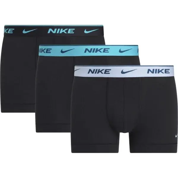 Nike EDAY COTTON STRETCH Pánske boxerky, čierna, veľkosť