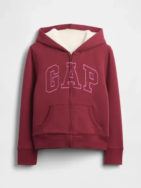 GAP Children's Insulated Sweatshirt Logo Fleece - Girls