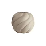 Váza Twist Ball, 20cm, písková - COOEE