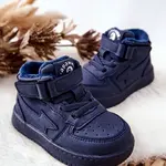 PA1 Detský izolovaný vysokohorský modrý športový topánky CLAFI