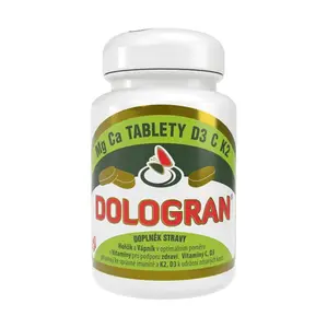 DOLOGRAN tablety Mg Ca D3 C K2 60 tablet