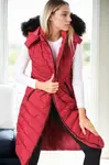 Z9752 DEWBERRY WOMEN'S VEST-BURGUNDY