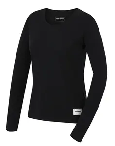 Husky Tee Loba L S, black Dámské bavlněné triko