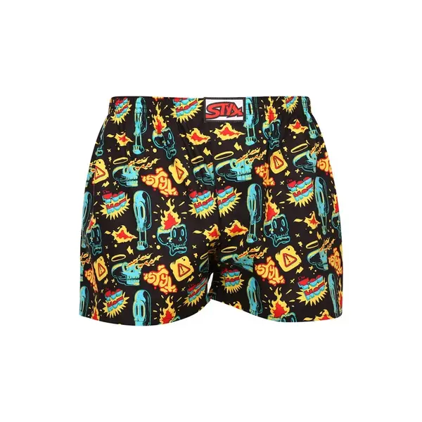 Styx Pánské trenky art klasická guma nadrozměr toohot (E1458) 3XL