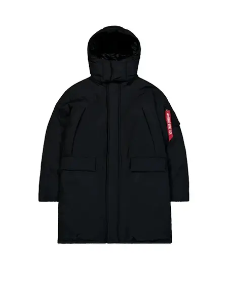 ALPHA INDUSTRIES Zimná parka  čierna