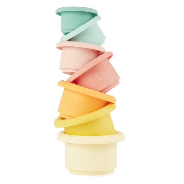 Bieco - Silikónové stohovacie tégliky - Tropical Vibes