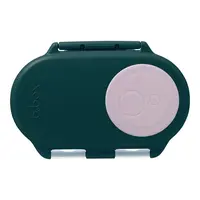 Desiatový box malý - indigo/ružový