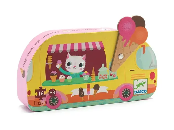 Puzzle - Zmrzlinár - 16 ks