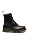 Kožené workery Dr. Martens 1460 Serena dámské, hnědá barva, na platformě, lehce zateplené, DM41414020