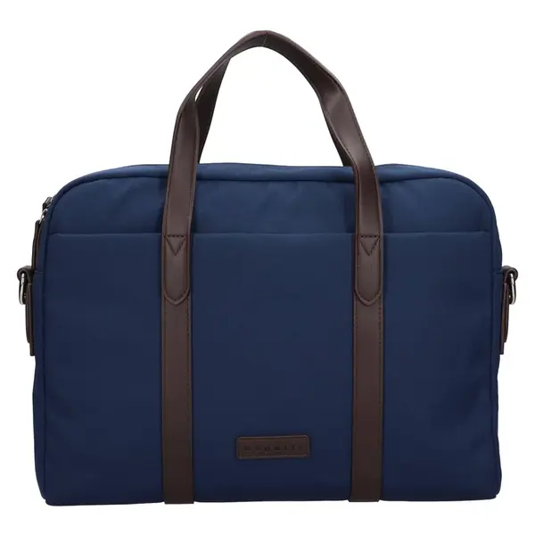 Pánska taška na notebook Bugatti Marec – modrá