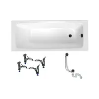 Obdĺžniková vaňa SAT Feel 150x70 cm smaltovaná oceľ ľavá aj pravá SATBVFEEL1506