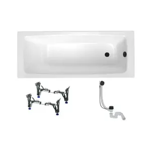 Obdĺžniková vaňa SAT Feel 150x70 cm smaltovaná oceľ ľavá aj pravá SATBVFEEL1506