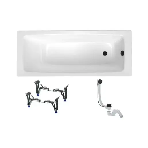 Obdĺžniková vaňa SAT Feel 150x70 cm smaltovaná oceľ ľavá aj pravá SATBVFEEL1506