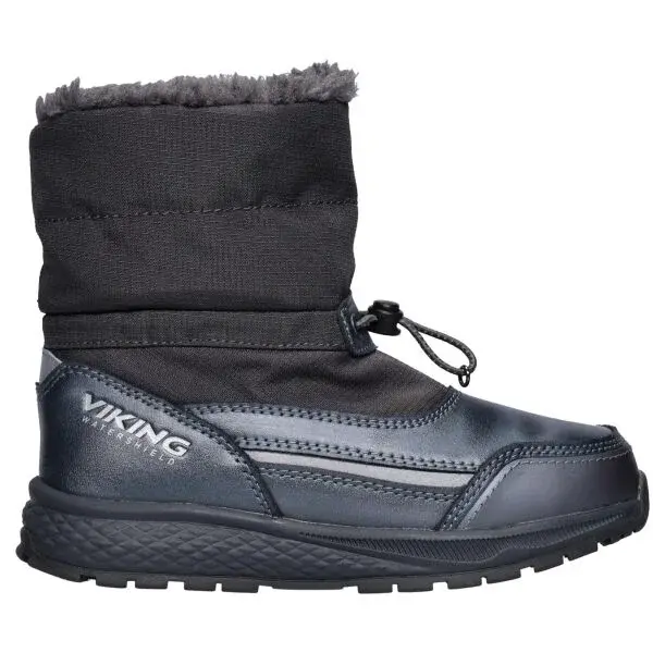 VIKING BY NORWAY EQUIP SHINE WARM WP PULL ON Dětské sněhule, tmavě šedá, velikost