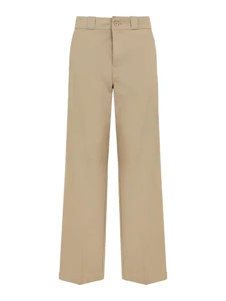 DICKIES Nohavice s pukmi  kapučíno