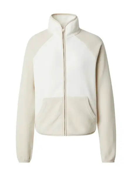 ONLY PLAY Funkčná flisová bunda 'ONPJULIE'  tmelová / biela