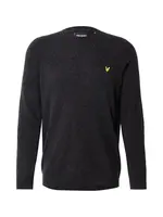 Lyle & Scott Sveter  čierna melírovaná