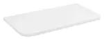 Sapho Zorba - Doska pod umývadlo 41x23 cm, matná biela LT113-0101
