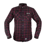 Košile W-TEC Black Heart Respector II černá s červeným pruhem 4XL
