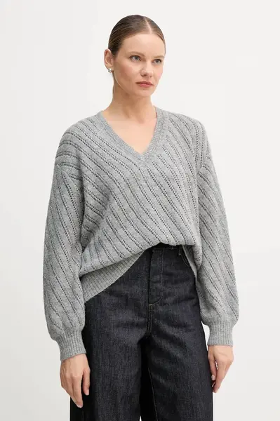 Svetr z vlněné směsi Marc Aurel