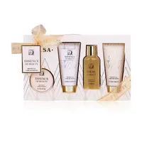 SALSA Koupelový set Essence of Beauty s fizzerem Dárkové balení 4 kusy