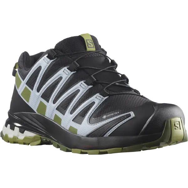 Salomon SALOMON Xa Pro 3D V8 GTX EU 38 ⅔, Black/Green Moss/Zen Blue Dámské trailové boty