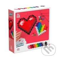 Srdce (Plus-Plus stavebnice Skládej podle čísel) - puzzle z kategorie 60 - 300 dílků
